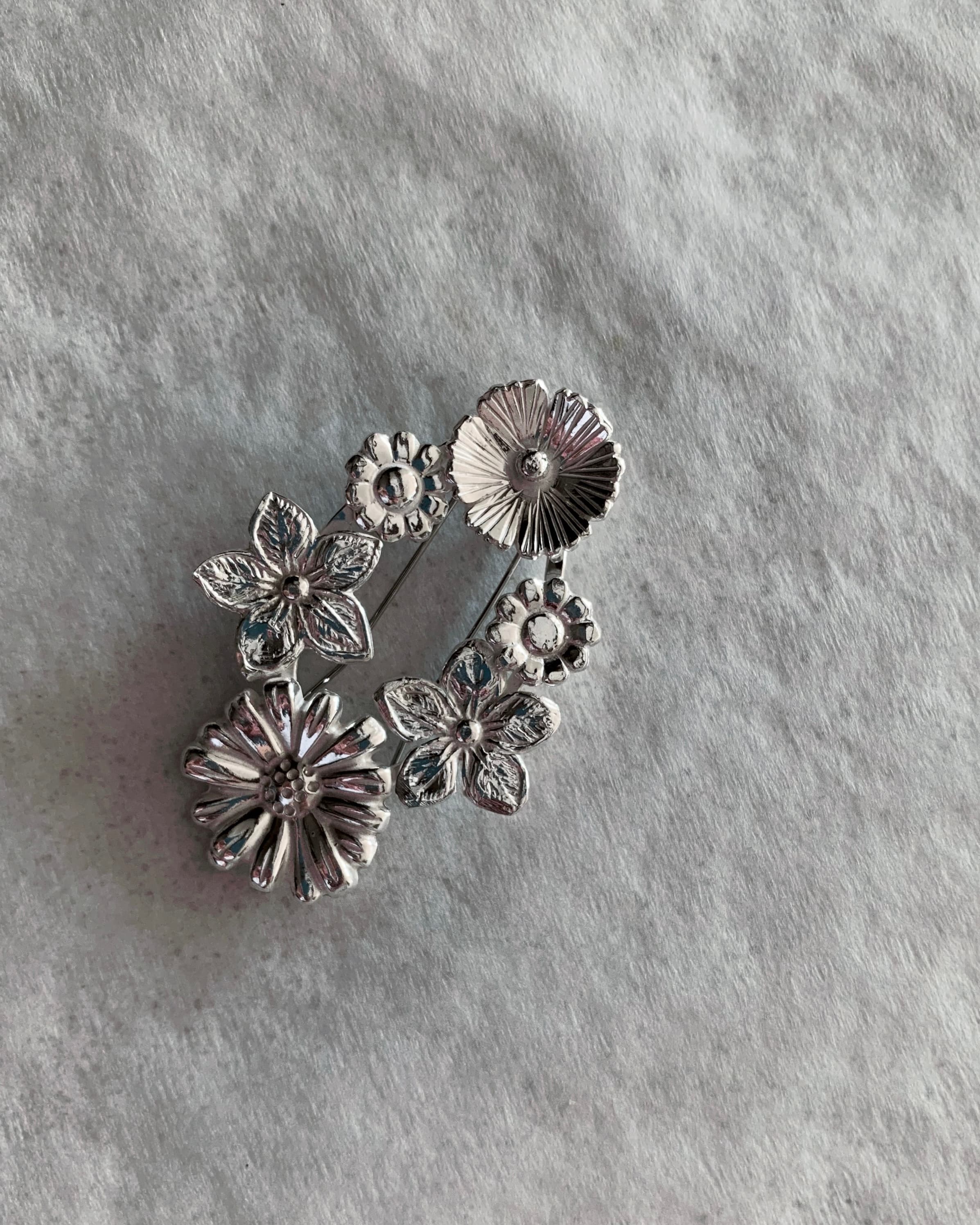 Broche plata 950 artesanal chileno orfebrería única Paola Muñoz Santiago pieza exclusiva hecha a mano