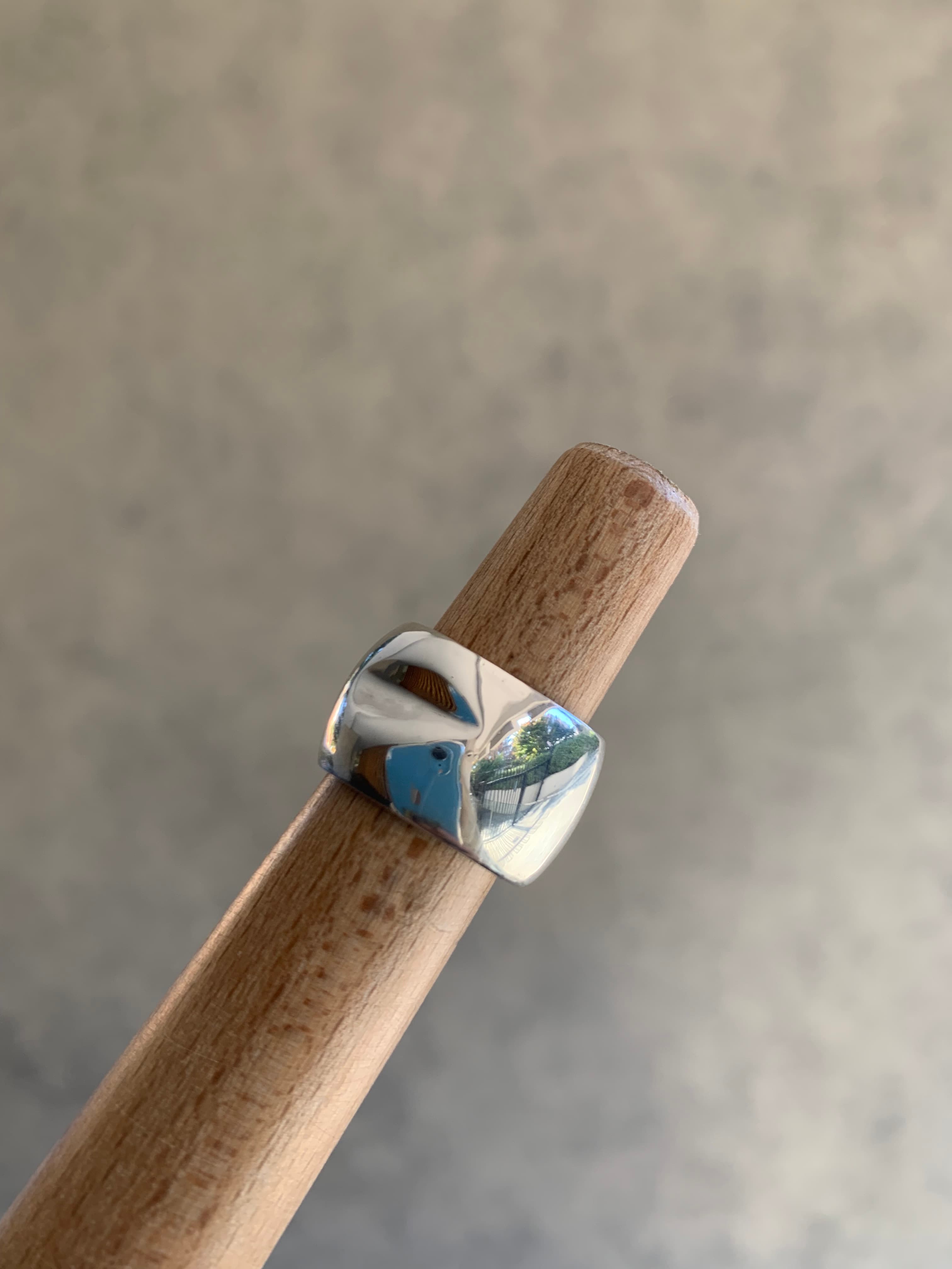 Anillo Respiro - Plata Maciza de Formas Fluidas - 2